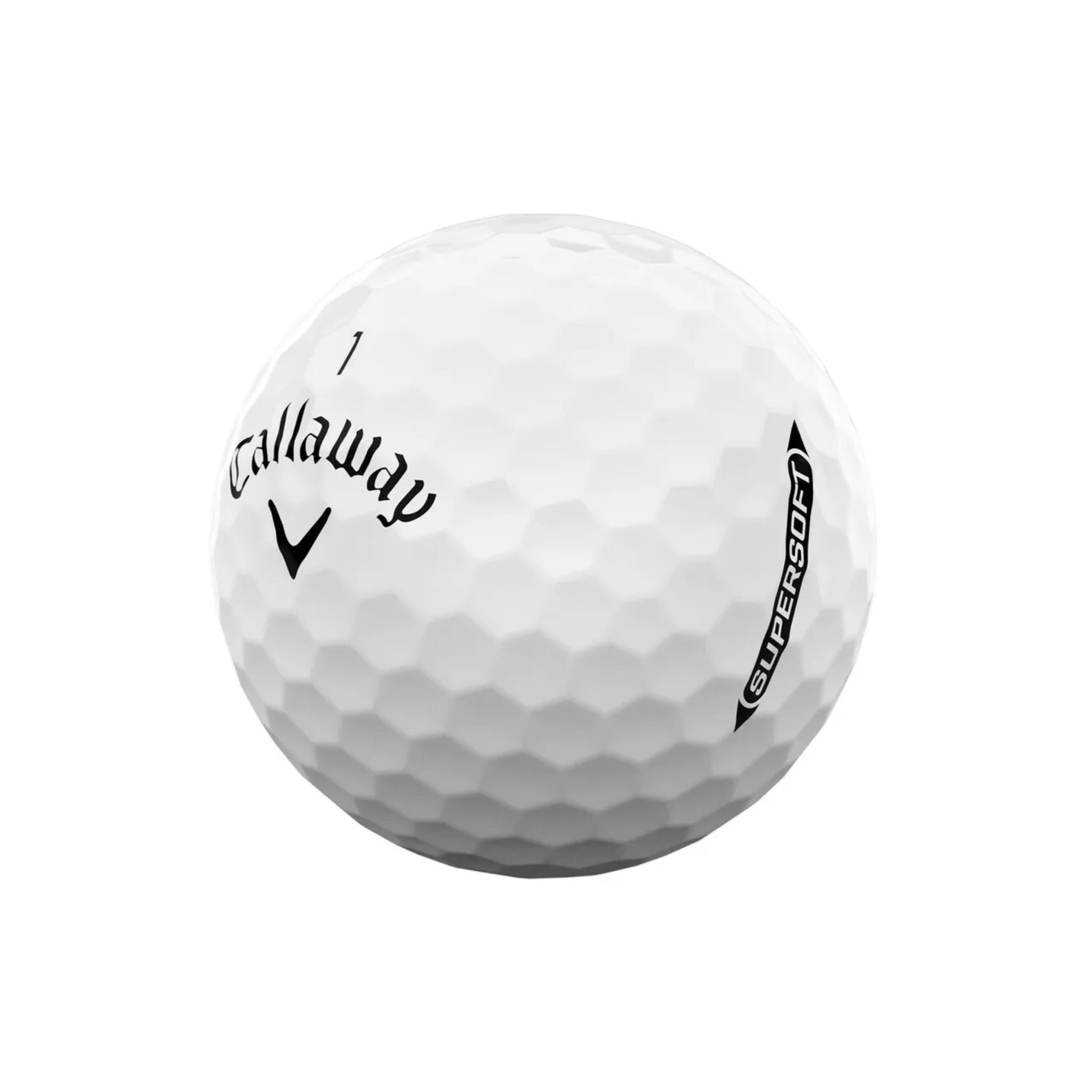 Callaway SuperSoft | Valkoinen - Golfpallot omalla painatuksella