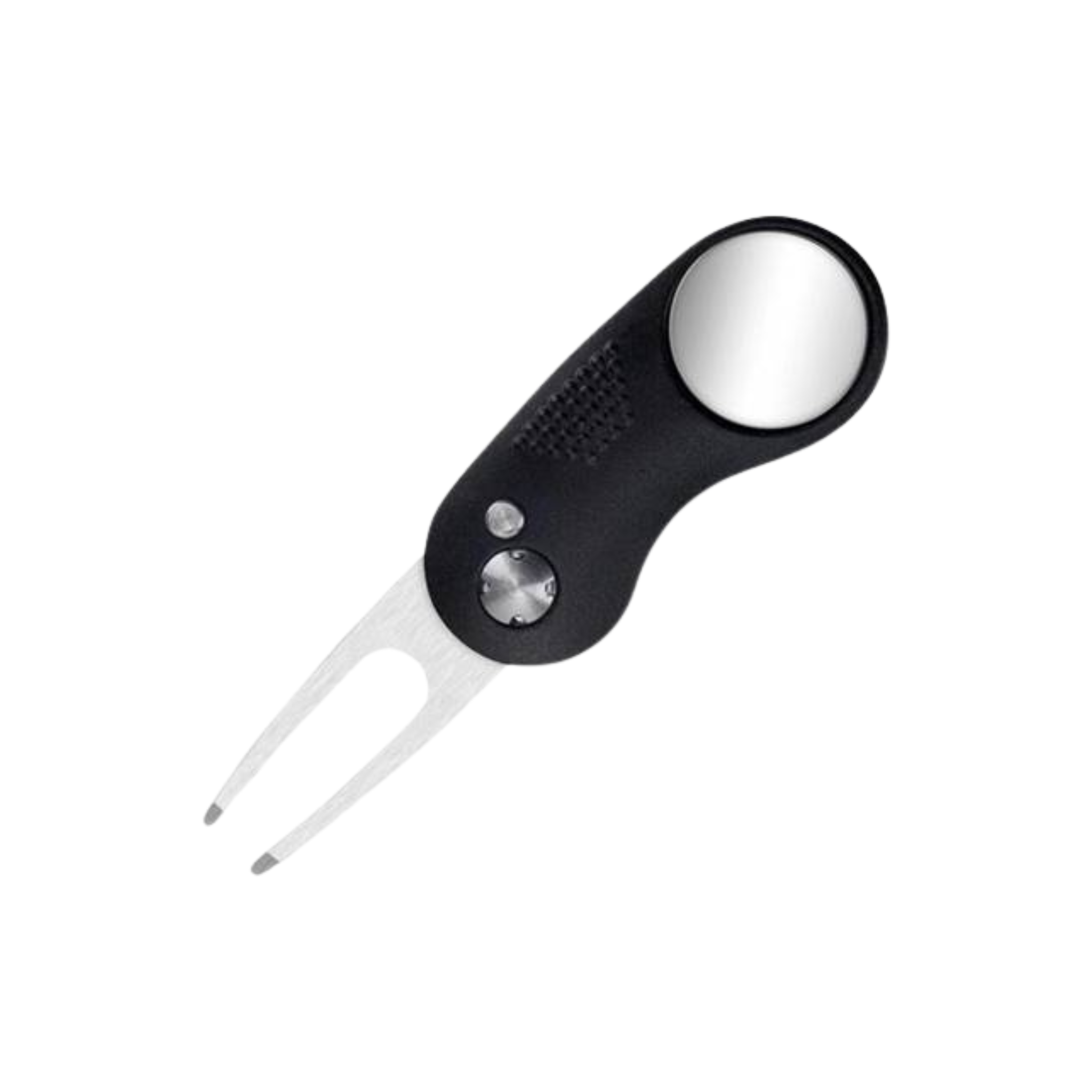 Divot Tool - Kokoontaitettava griinihaarukka personoitavalla merkkausnastalla