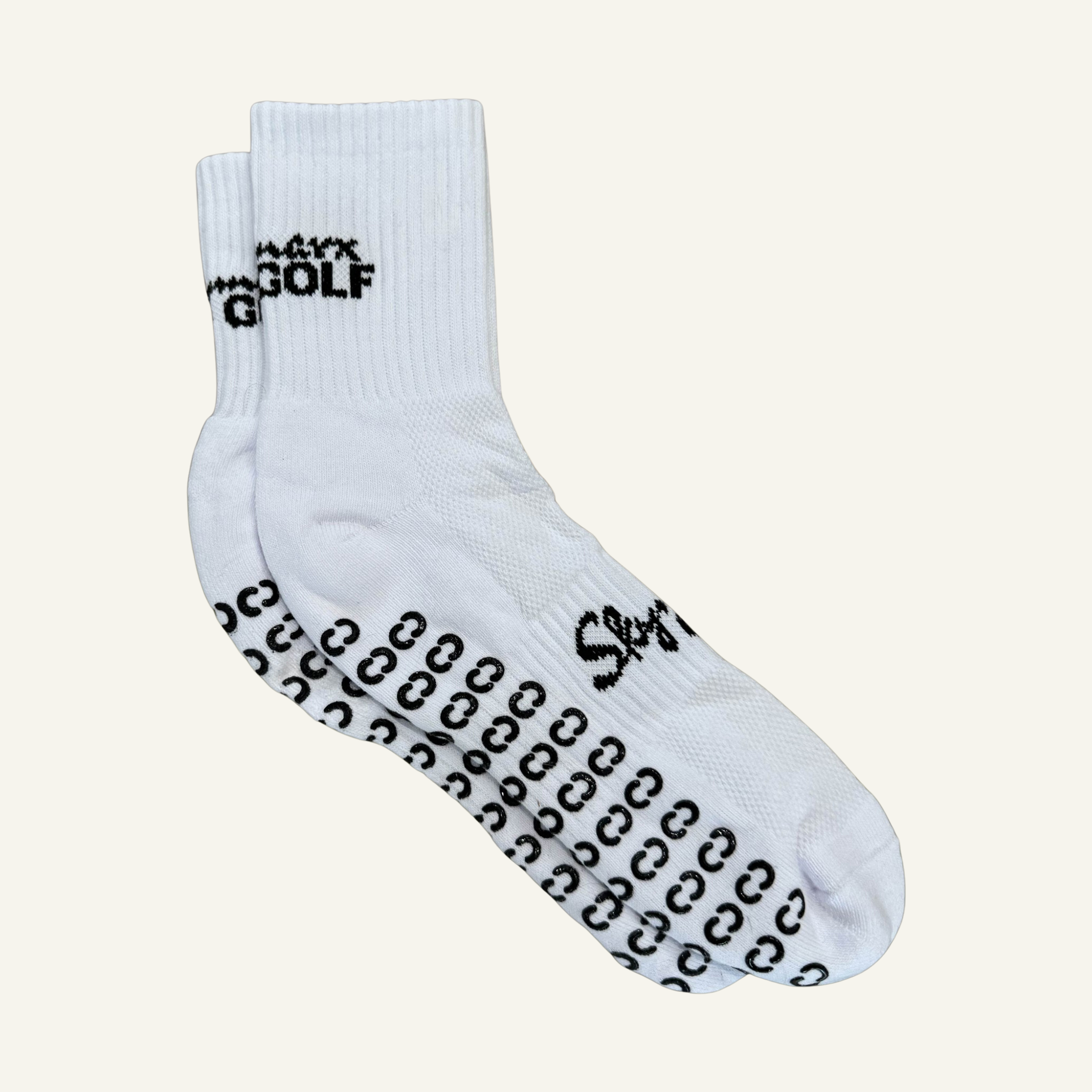 grippisukat golfiin valkoinen