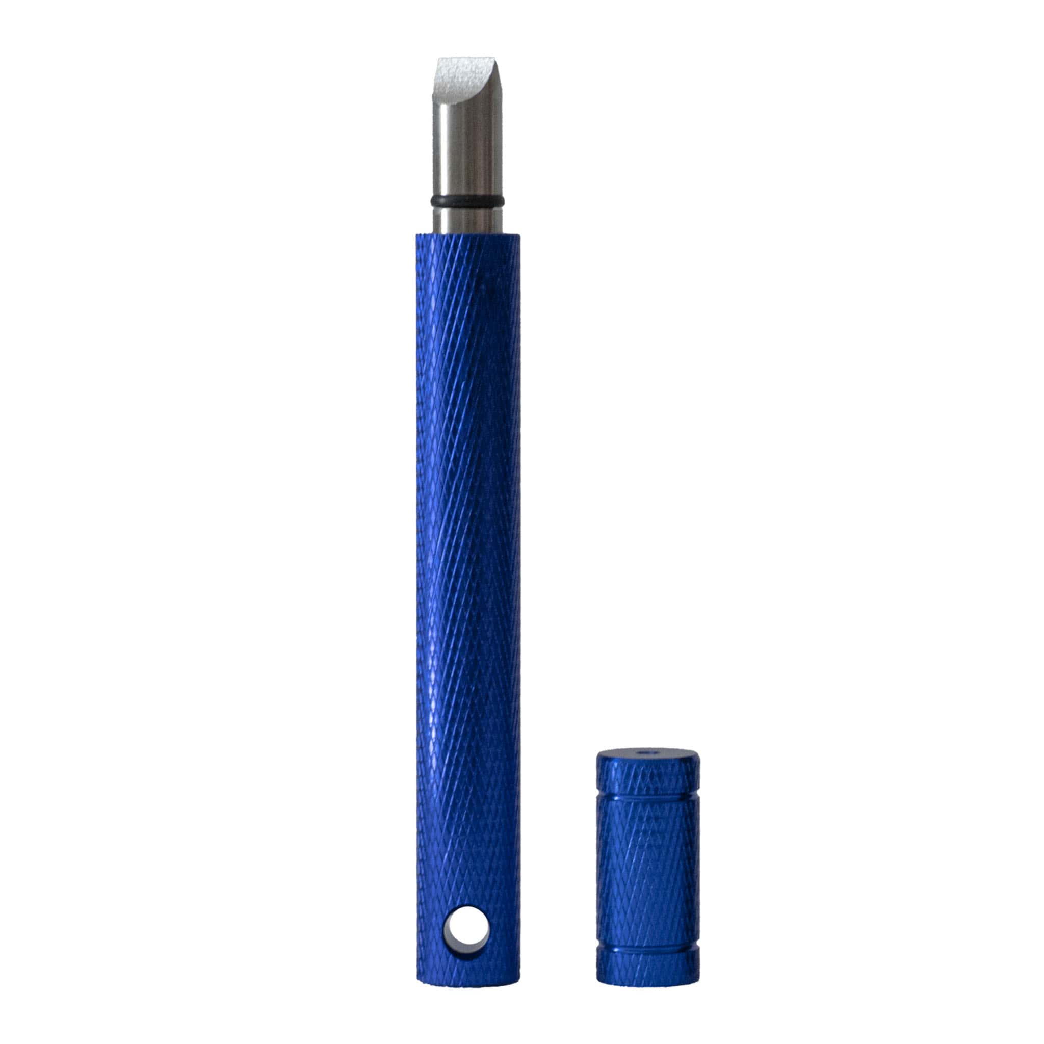 golf iron groove sharpener blue