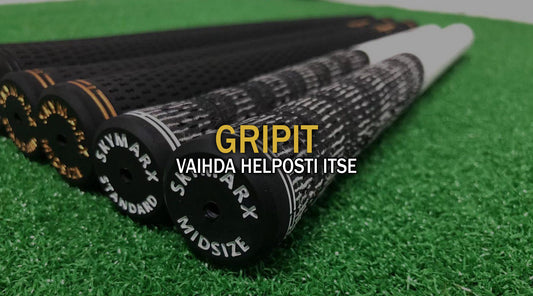 golf grippien vaihto golftarvikkeet