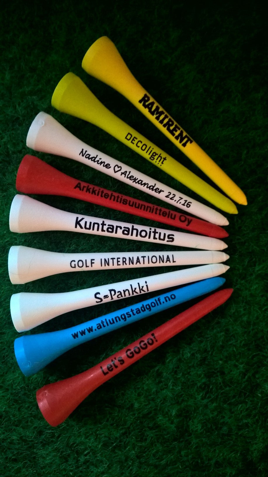 Biogolftii 70mm - Personoitavat BioGolfTeet