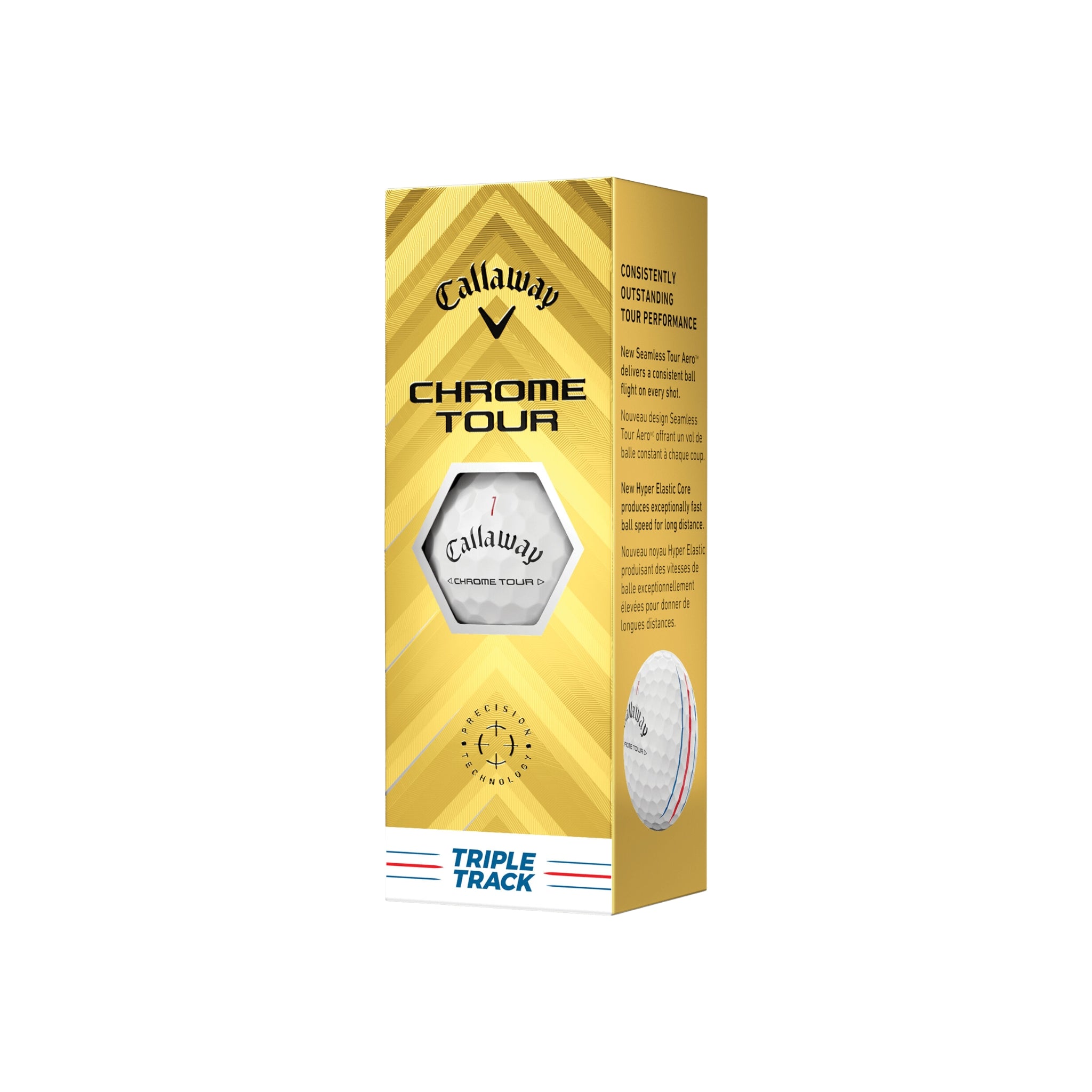 Personoidut Callaway Chrome Tour Triple Track logopallot yrityksille ja tapahtumiin