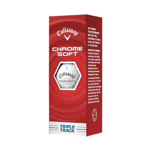 Callaway Chrome Soft | Triple Track - Golfbollar med eget tryck