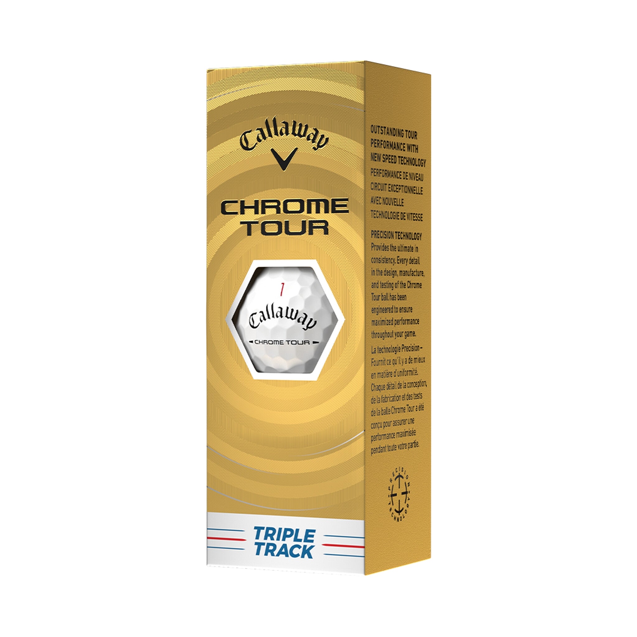 Callaway Chrome Tour | Triple Track - Golfpallot omalla painatuksella