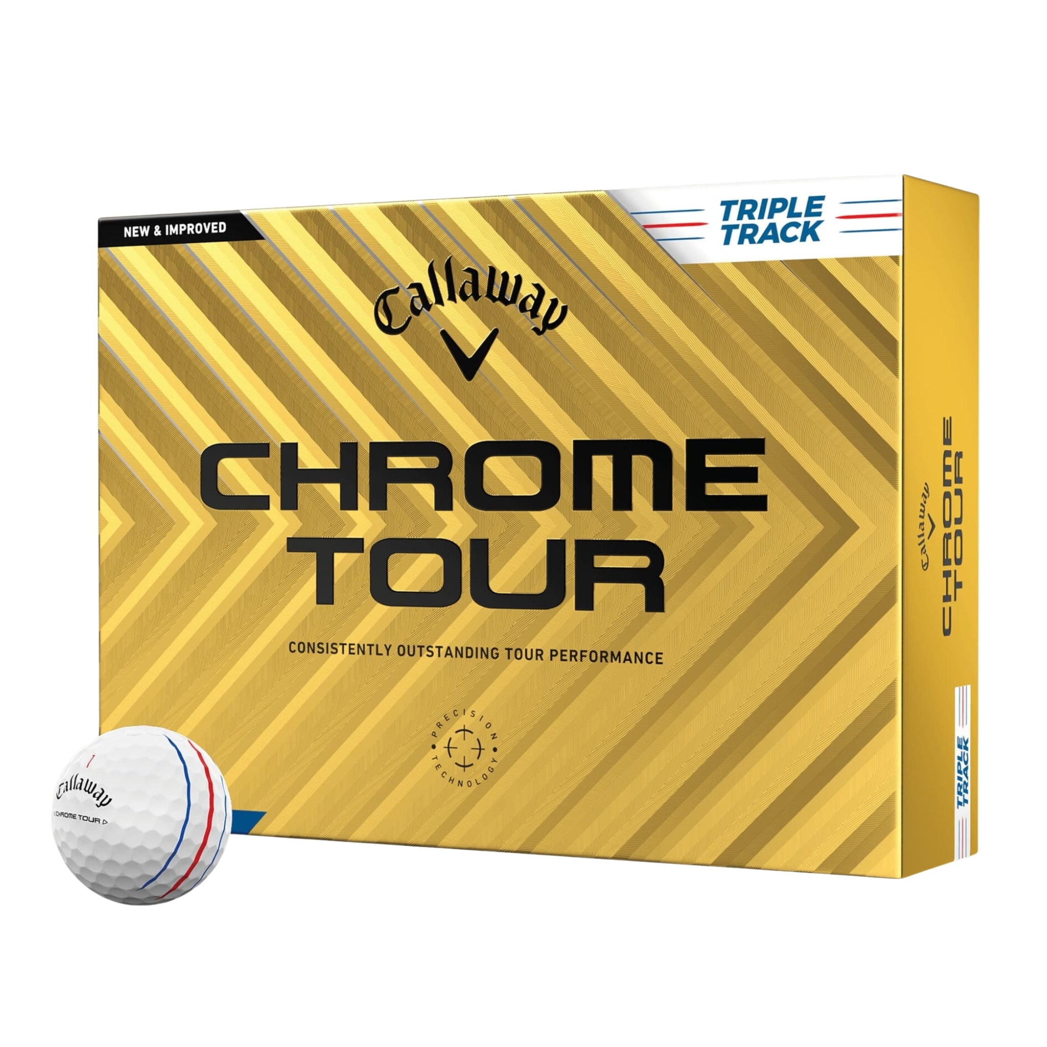 Callaway Chrome Tour | Triple Track - Golfpallot omalla painatuksella