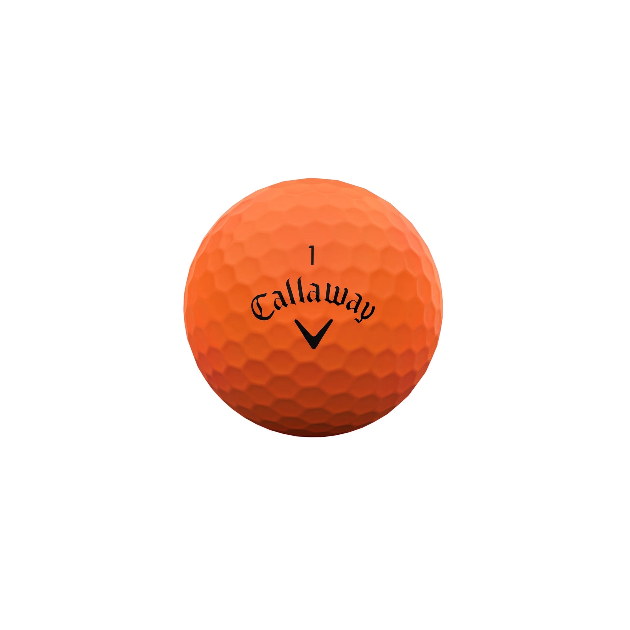 callaway supersoft matte orange golfball