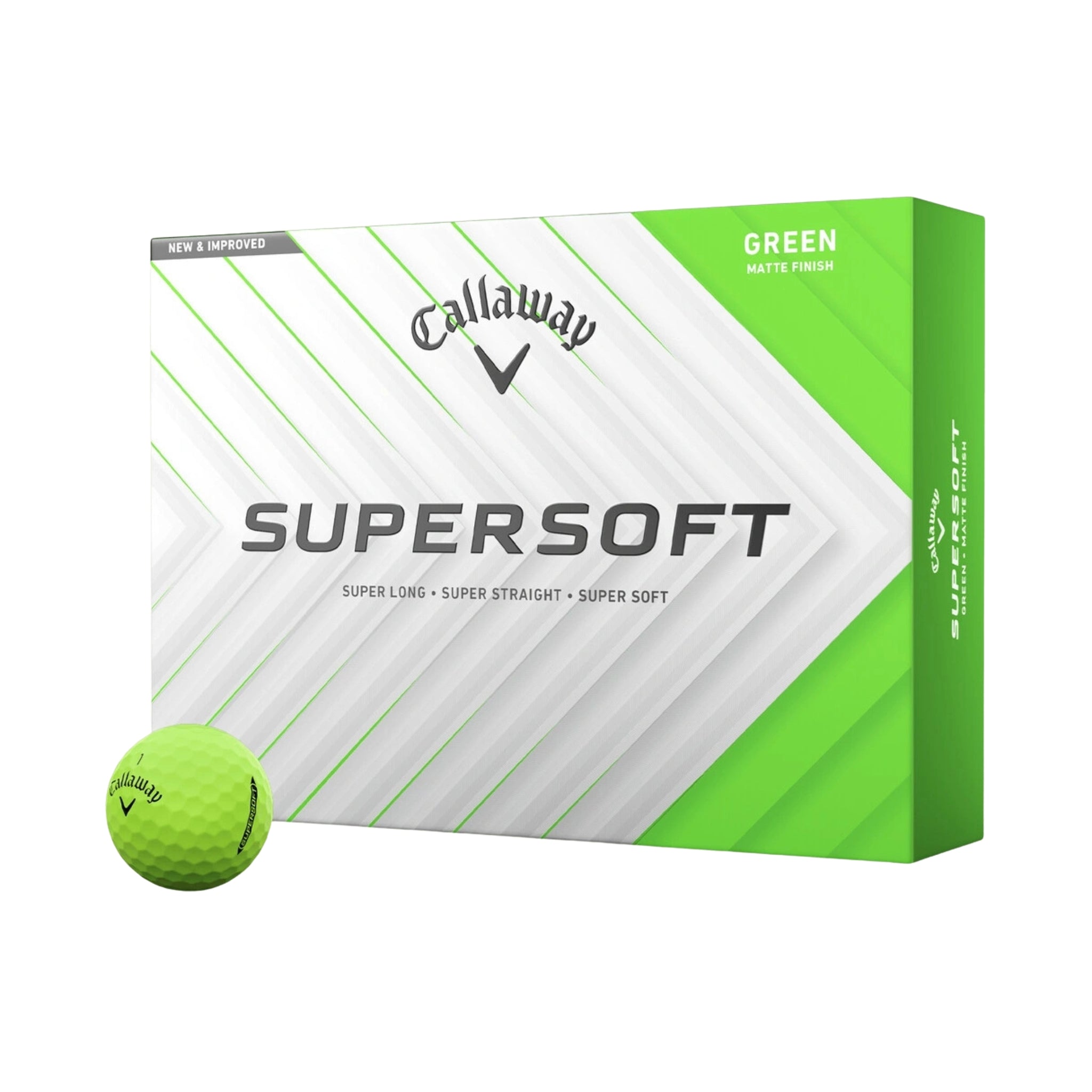 Callaway SuperSoft | Vihreä - Golfpallot omalla painatuksella