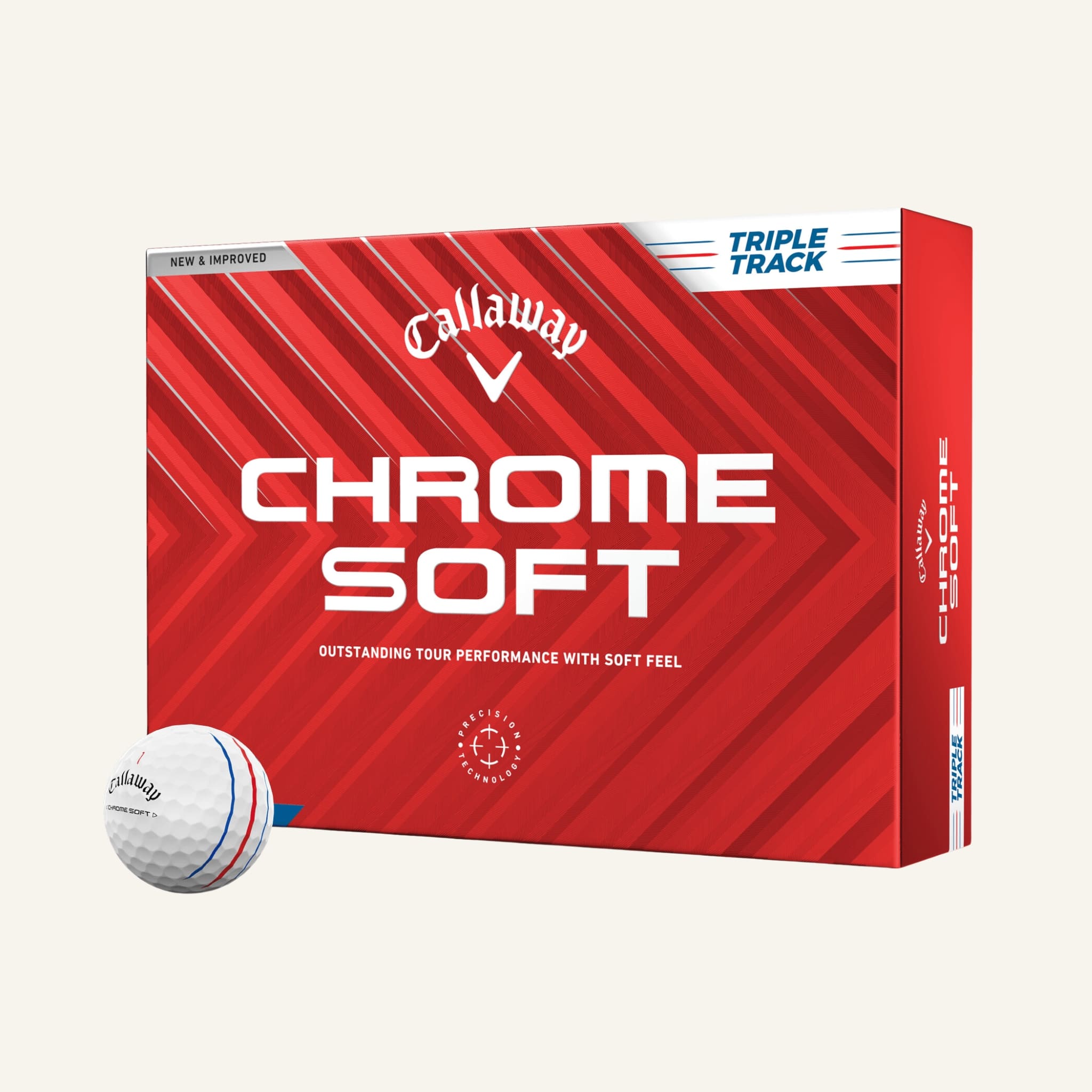 Callaway Chrome Soft | Triple Track - Golf Logo Balls