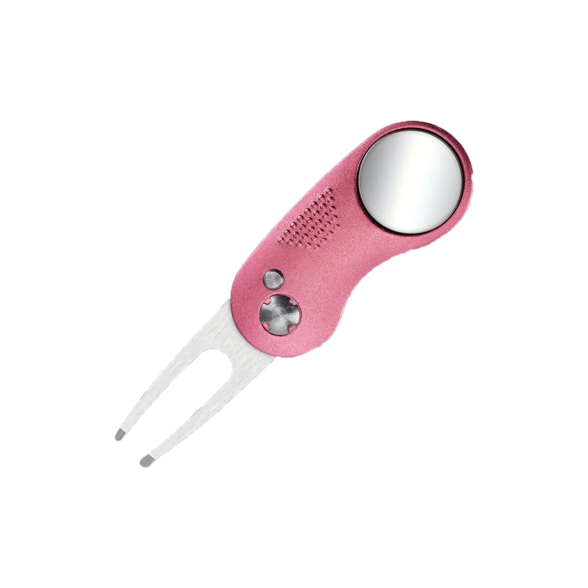 divot tool griiniharukka omalla logolla pinkki