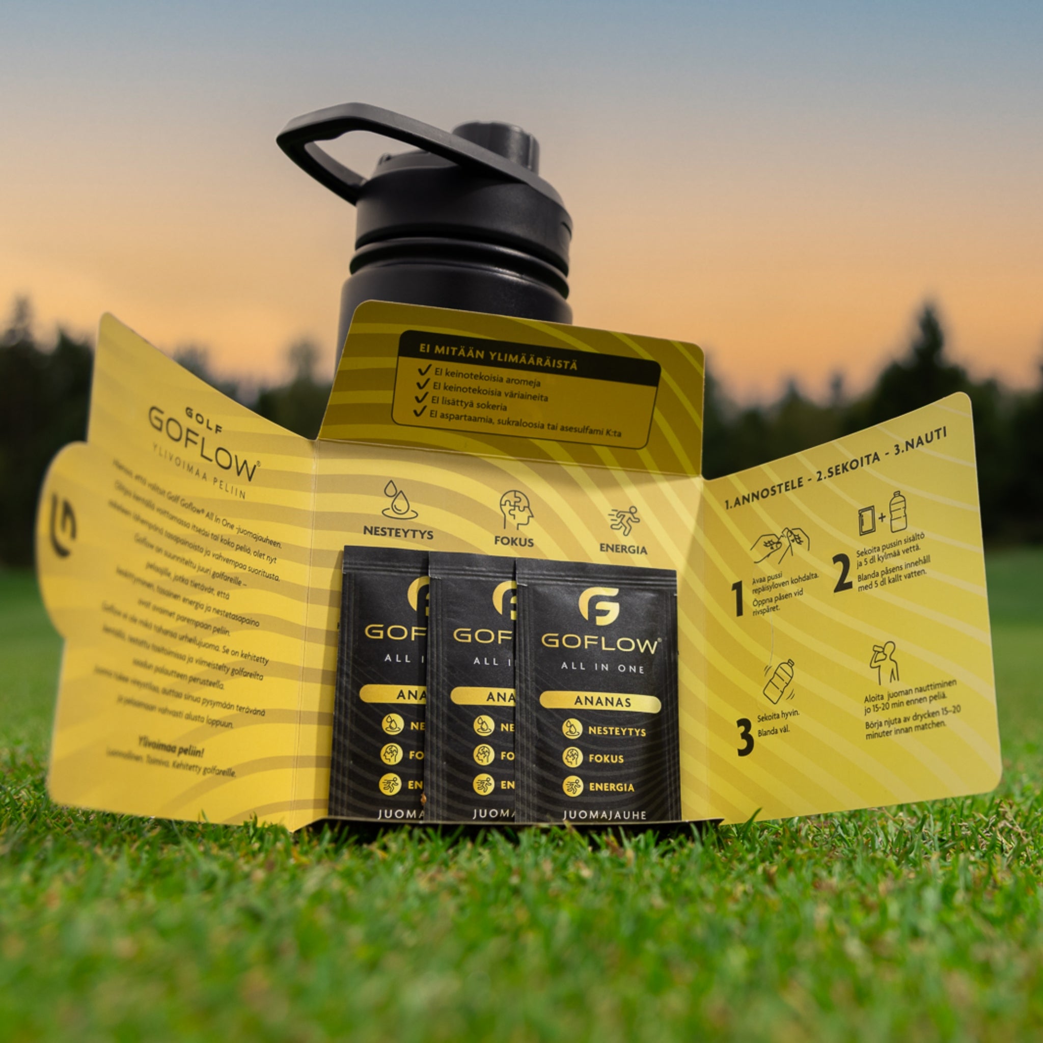 GOFLOW® - Golfer's Drink Powder - 3 servings