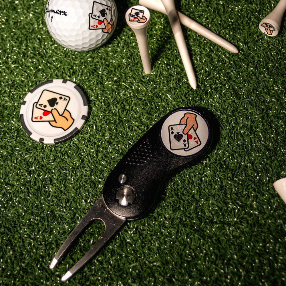 golf logotuotteet brändikokonaisuus