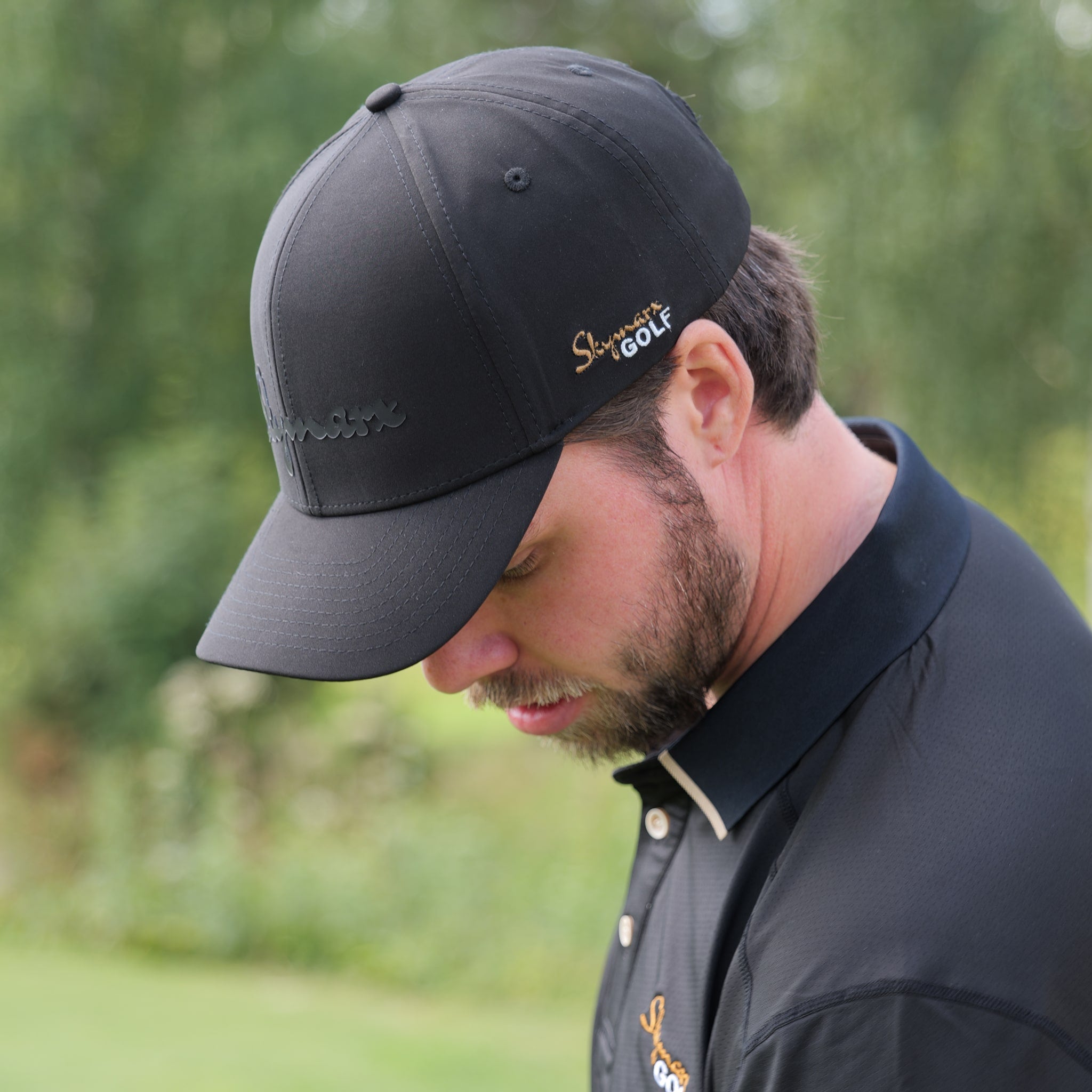 golf cap on course