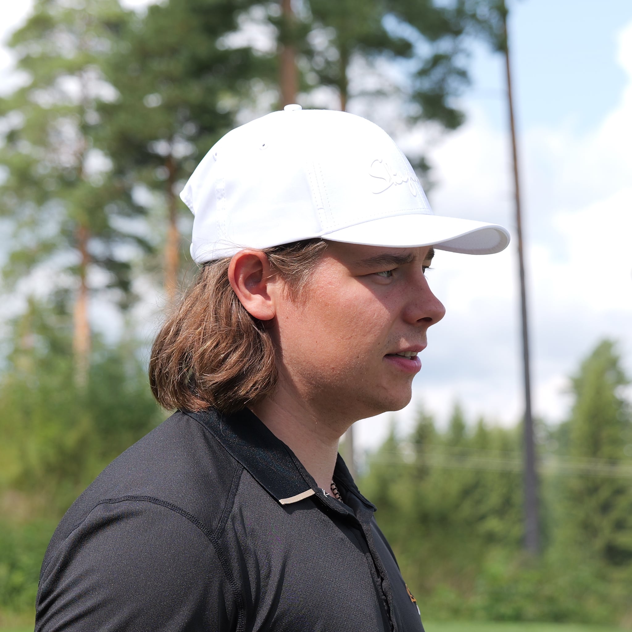 golf cap on course