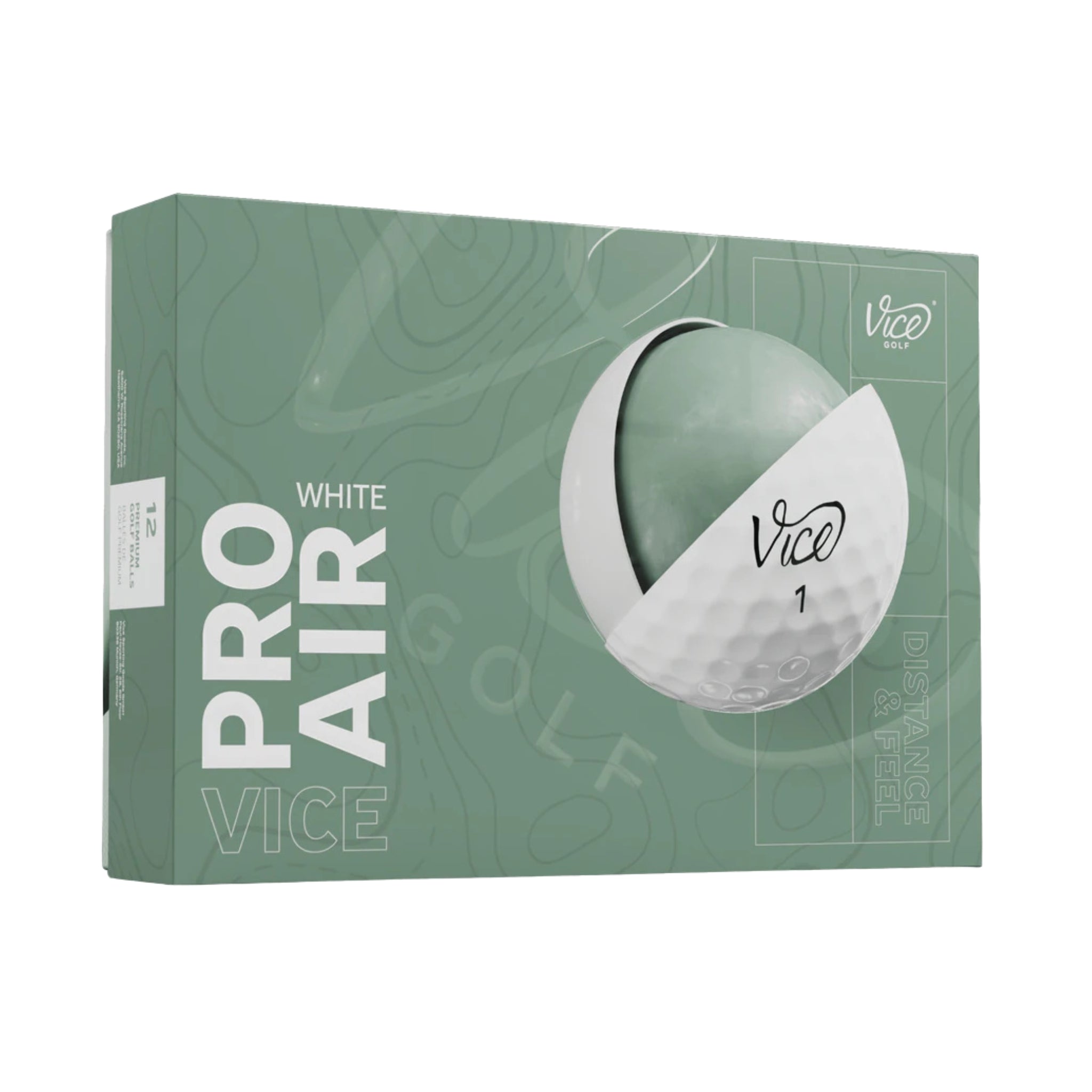 Vice Pro Air - Golfpallot omalla painatuksella