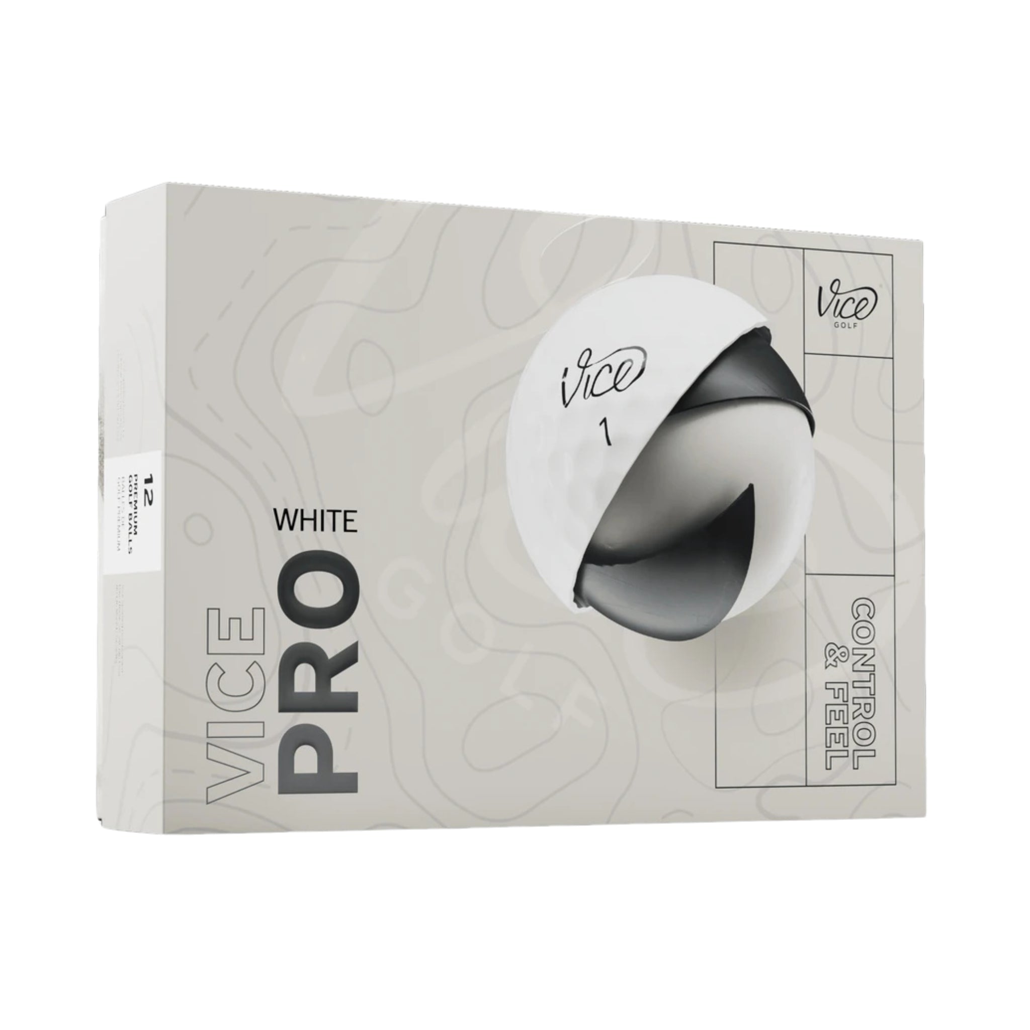 Vice Pro - Golfpallot omalla painatuksella