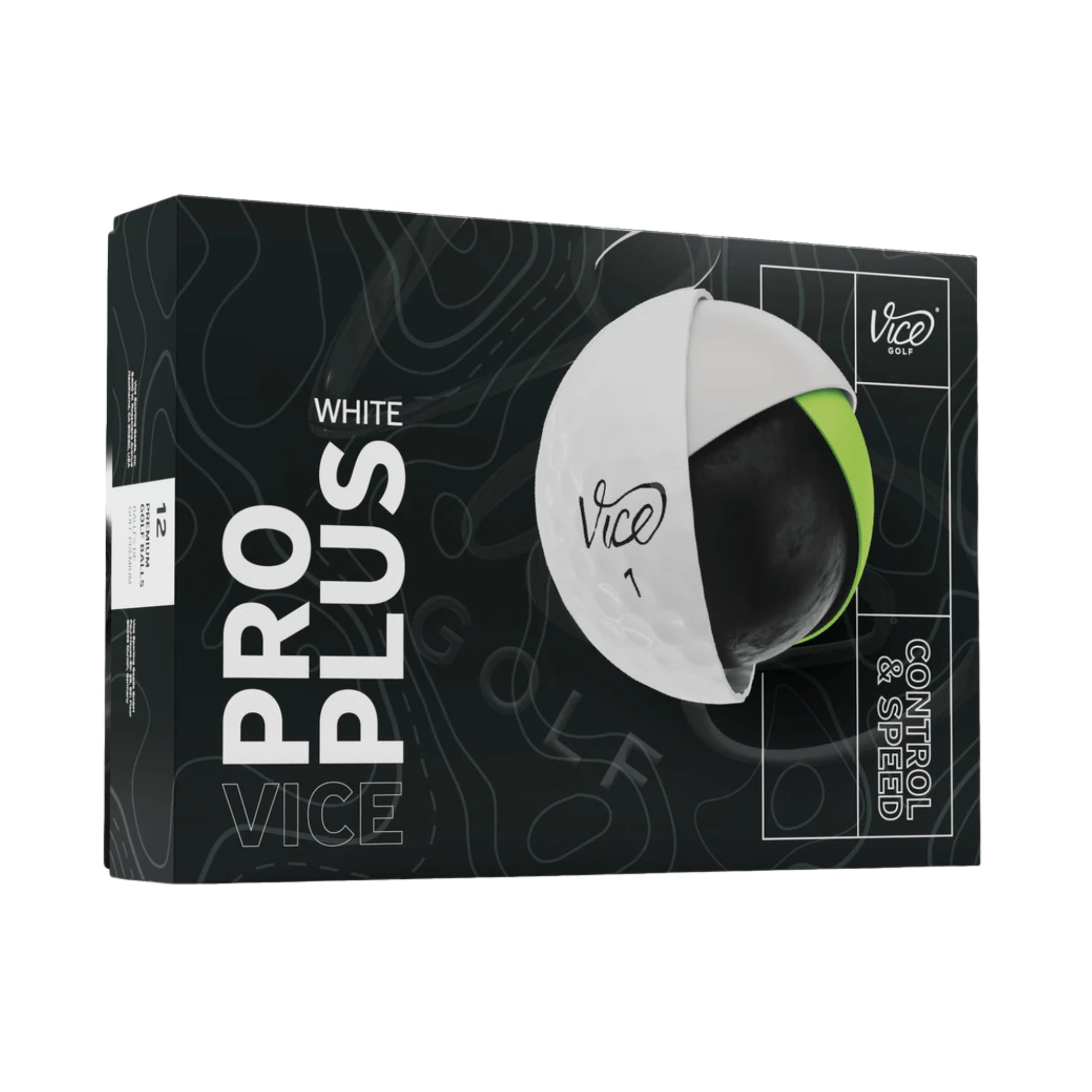 Vice Pro Plus - Golfpallot omalla painatuksella