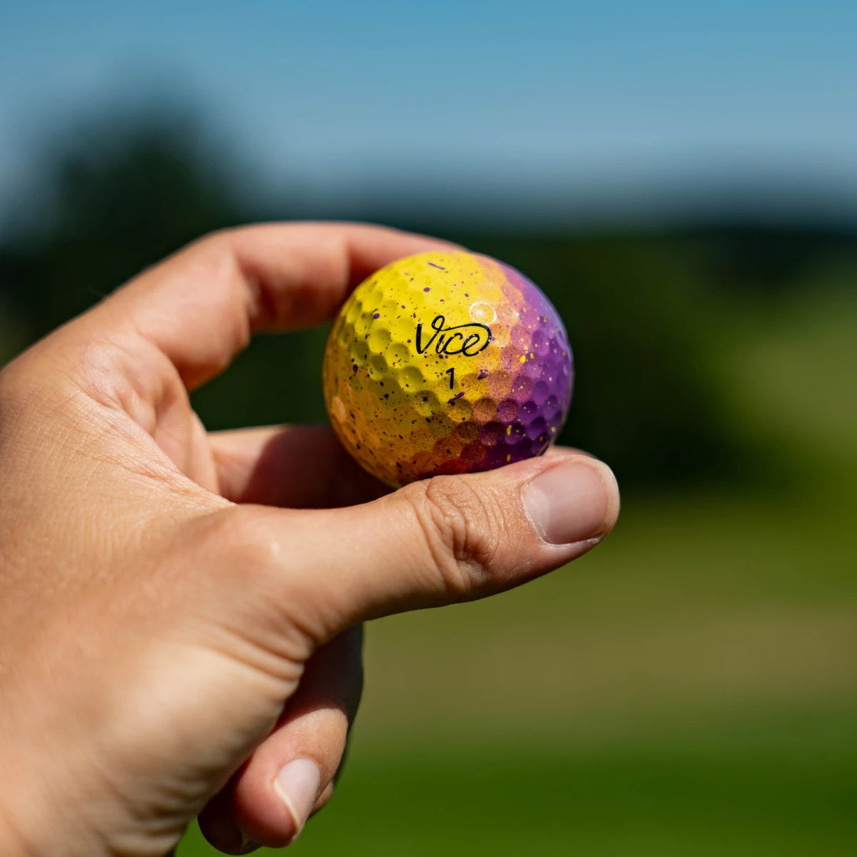 Vice Pro | Royal Gold - Logo Golf Balls